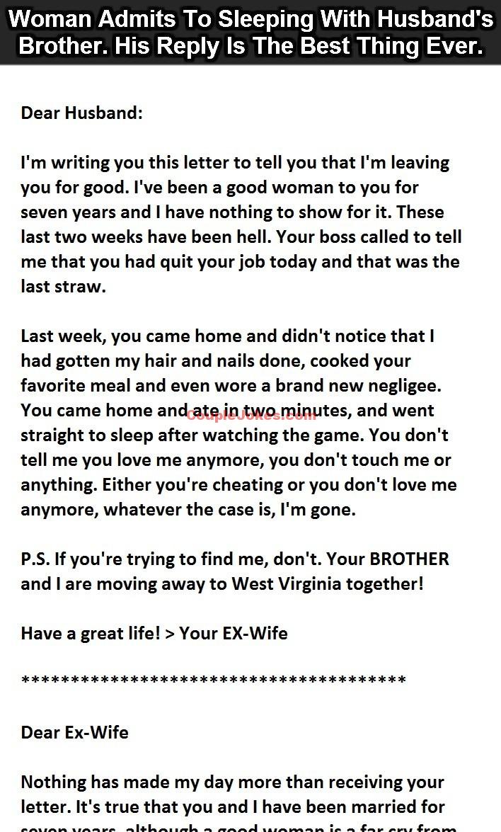 Divorce Letter  BoredApple